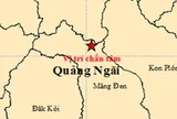 Liên tiếp 6 trận động đất ở Quảng Ngãi trong ngày 11/5