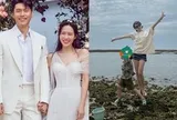 Son Ye Jin - Hyun Bin đi du lịch đúng dịp kỷ niệm đặc biệt, ai dè bị quý tử đẹp trai cao ráo chiếm sạch spotlight