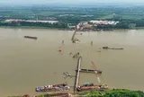 Toàn cảnh cầu Vân Phúc sau gần 1 năm thi công