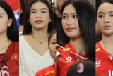 Dàn WAGs Chu Thanh Huyền, Doãn Hải My, vợ Xuân Son đọ sắc trên sân Mỹ Đình nhưng vợ Thành Chung mới chiếm "spotlight"