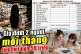 Giật mình bảng chi tiêu 53 triệu/tháng của hai mẹ con: Riêng tiền ăn thôi đã bằng cả tháng lương công sở