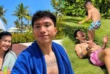Đoàn Văn Hậu và Doãn Hải My tiếp tục đi nghỉ dưỡng, khoe loạt khoảnh khắc gia đình sau chuyến Nhật Bản