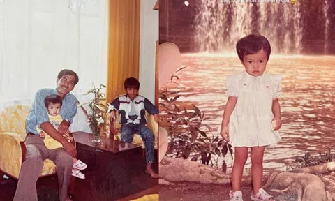 "Nàng dâu hào môn" Tăng Thanh Hà khoe ảnh hồi bé, hoá ra ngọc nữ một thời lại có diện mạo thế này
