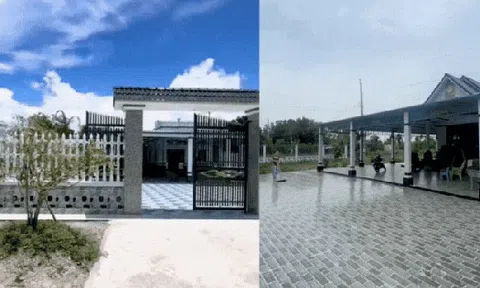 "Đặc sản" nhà miền Tây: Rộng "vô cùng tận", lắt léo như mê cung, gạch hoa sáng bóng cả sân, chỉ quét nhà thôi cũng bở hơi tai
