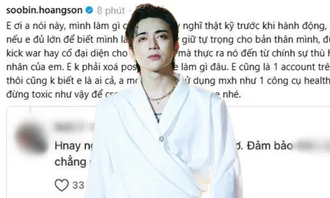 SOOBIN phát bực, yêu cầu antifan “giữ tự trọng”