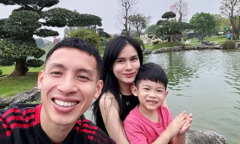 Cuộc sống viên mãn của tiền vệ nổi tiếng và hotgirl Tuyên Quang: Vừa xây biệt thự bạc tỉ nay lại có tin vui