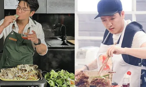 Hai “ông chồng quốc dân” của showbiz Việt: Trường Giang và Huy Trần chăm chỉ vào bếp, chăm cho vợ từng bữa ăn