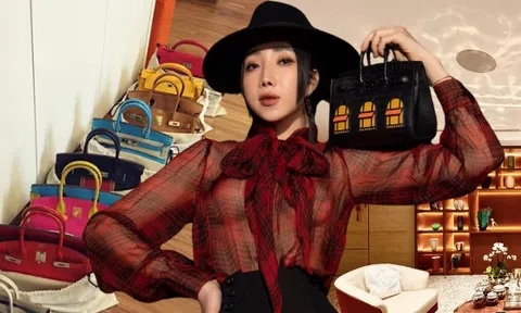 Cún Bông - hot mom 7 con nổi tiếng, sở hữu BST túi hiệu khủng, đang được tìm kiếm trên MXH