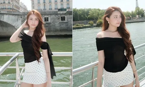 Con gái út nhà Quyền Linh khoe dáng ở Paris, dân mạng trầm trồ vì nhan sắc khác lạ, đầy khí chất của Hạt Dẻ
