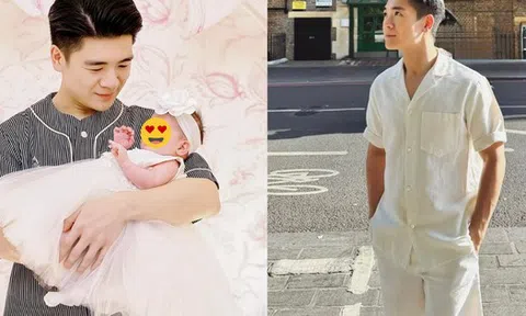 Thiếu gia nhà bầu Hiển tung bộ ảnh “thanh xuân vườn trường” cực điển trai, còn đâu hình ảnh bố 3 con bỉm sữa