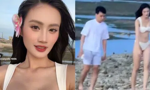 Bắt gặp Hoa hậu Ý Nhi và bạn trai, lộ thái độ khi không phát hiện camera
