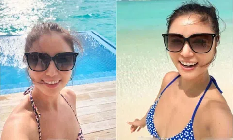 60 triệu người "phát sốt" khi xem loạt ảnh bikini của mẹ 1 con: U50 vẫn sở hữu vóc dáng cực chuẩn
