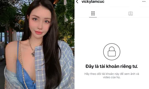 Hoa hậu Lam Cúc bất ngờ khoá sạch mạng xã hội