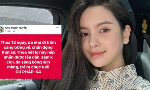 Fanpage Chu Thanh Huyền quảng cáo thổi phồng công dụng: "Trẻ ra chục tuổi", "chống nắng tế bào gốc"?