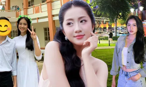 Lộ ảnh thời cấp 3 tự ti, da ngăm đen của Hà Trúc Linh - Hoa hậu Việt Nam: Lên phố "lột xác" quá đỉnh