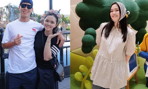 Quỳnh Anh lộ diện xinh đẹp bên Duy Mạnh sau vụ bị chê mặc xấu, đây mới là khí chất tiểu thư Hà thành