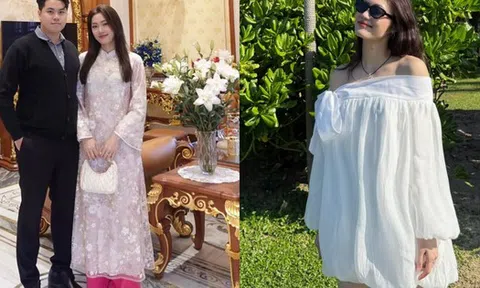Hoa khôi bóng chuyền Việt Hương làm dâu hào môn, sống ở dinh thự bỗng "ở ẩn" cõi mạng, nghi vấn có tin vui