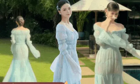 Nàng dâu hào môn Hương Liên hóa tiên tử nhờ bảo bối này, hóa ra cũng được Midu sử dụng trong dịp kỷ niệm 1 năm ngày cưới
