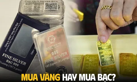 Giá vàng "nắm tay" giá bạc đi lên, nhiều người băn khoăn: Giờ nên mua vàng hay mua bạc?