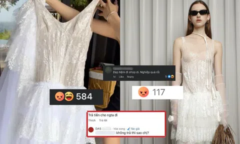 Brand Việt nhận bão phẫn nộ vì bán váy cả chục triệu màu như vải mùng, thái độ với khách thành mồi lửa