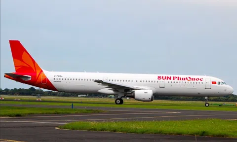 Lộ diện hình ảnh đầu tiên của máy bay hãng hàng không Sun PhuQuoc Airways