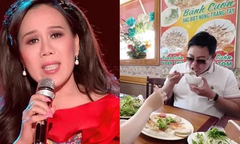 Nữ ca sĩ Bolero giàu nhất hải ngoại ngăn cản Quang Lê nói số nhà mình đang có