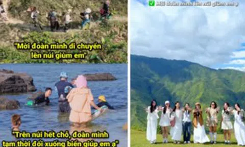 Vì sao câu 'mời đoàn mình di chuyển lên núi giúp em' thành hot trend?