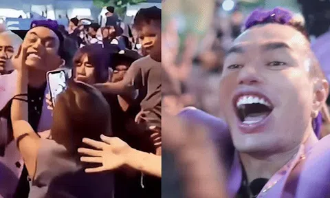 Video Lê Dương Bảo Lâm hoảng loạn vì bị fan nữ quá khích nhào tới tiếp cận