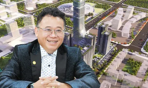 Kinh Bắc của ông Đặng Thành Tâm vừa khởi công dự án có 9 tòa tháp nằm bên bờ sông Cấm, có tòa lên đến 40 tầng cao bậc nhất thành phố Cảng