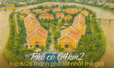 Tạp chí Mỹ đánh giá 1 phố cổ rộng 64km2 ở Việt Nam "tốt nhất thế giới", nửa năm 2025 hút 1,5 triệu lượt khách, thu hơn 3000 tỷ đồng