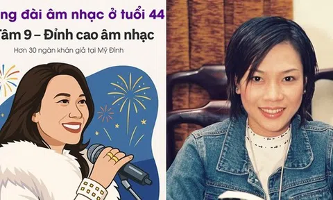 Nữ ca sĩ 44 tuổi xinh đẹp như 20 là tượng đài khó ai qua mặt, tạo một kỳ tích tại SVĐ Mỹ Đình