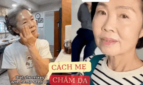 Quý cô người Hàn Quốc khoe làn da tuổi 66 của mẹ, bật mí bước chăm da bà làm mỗi ngày trong suốt 30 năm