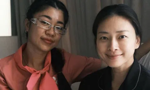 Cận cảnh nhan sắc "mẹ bỉm" Ngô Thanh Vân sau sinh, bé Gạo mới 1 tuần tuổi mà tóc đen vừa dày, đen nhánh