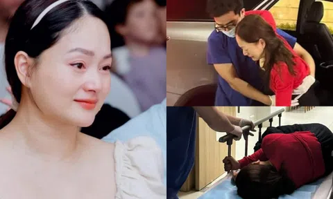 Lộ hình ảnh diễn viên Lan Phương nhập viện trong tình trạng đau đớn
