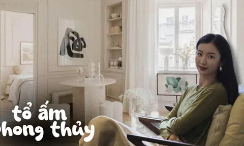 Nhìn căn hộ 38m2 này mới hiểu: Chỉ đổi màu nội thất mà tài lộc chảy vào như suối