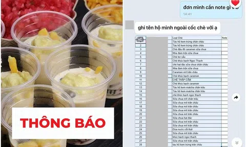 Đình chỉ công tác nhân viên "đặt 30 cốc chè bắt ghi tên từng người", nam shipper chấm dứt công việc gắn bó 2 năm