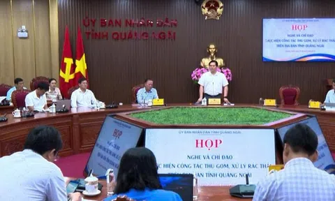 Quảng Ngãi cấp bách xử lý vấn đề rác thải, ngăn ngừa ô nhiễm môi trường