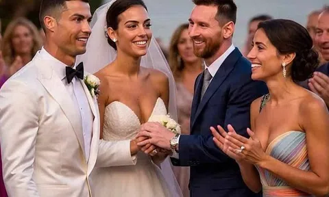 Bên trong đám cưới đắt đỏ nhất thế giới của Ronaldo: Dàn siêu sao hội tụi, Messi có thái độ gì?