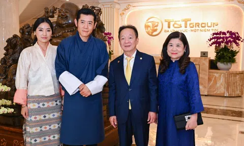 Quốc vương Bhutan và Hoàng hậu tới thăm Tập đoàn T&T Group