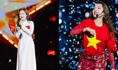 Chi Pu và Dương Hoàng Yến có cách đưa quốc kỳ Việt Nam lên trang phục khác hẳn nhau nhưng điểm chung là visual đều xứng đáng phong thần!