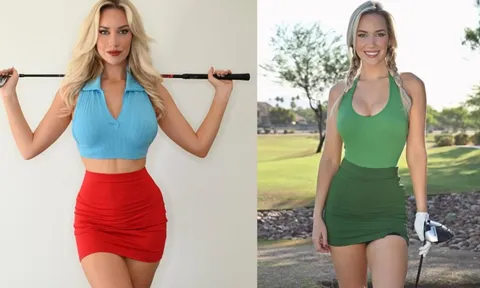 VĐV golf gợi cảm nhất hành tinh lại gây 'bão mạng": tài năng thế nào mà "hút khách" hơn cả Tiger Woods