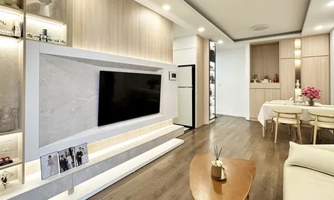 Căn hộ 80m² của vợ chồng trẻ ở Hà Nội: Gọn gàng, hiện đại và "chanh sả" chẳng kém homestay cao cấp, hoàn thiện chỉ 289 triệu đồng