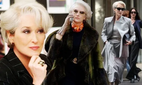 Mỹ nữ tóc bạc Meryl Streep: Ngoài 75 tuổi vẫn không bớt đẹp và sành điệu