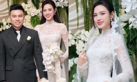 Lễ đón dâu Đỗ Hà và thiếu gia tập đoàn Sơn Hải: Cô dâu cực xinh, thái độ mẹ chồng gây chú ý