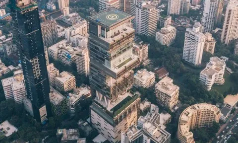 Toàn cảnh dinh thự của gia tộc giàu nhất Ấn Độ khiến 1,7 tỷ dân phải ngửa cổ nhìn