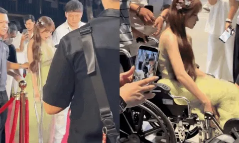 Hòa Minzy phải ngồi xe lăn, tình trạng chấn thương gây lo lắng