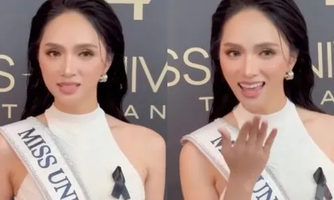 Hương Giang ngày đầu ở Miss Universe: 1 chi tiết thể hiện EQ cao, thái độ truyền thông quốc tế mới đáng bàn