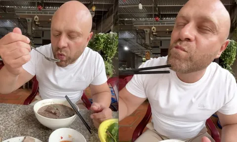 Khách Tây mukbang "mỹ vị nhân gian" của Việt Nam khiến dân mạng nức lòng