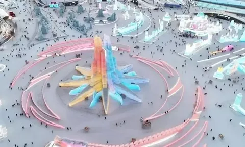 Choáng ngợp trước công viên băng tuyết lớn nhất hành tinh