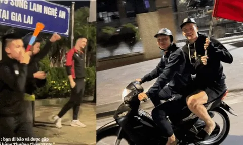 Bắt gặp Quang Hải lao ra đường ăn mừng U22 Việt Nam vô địch: Người tạo trend "đi bão" nay được đi bão rồi!